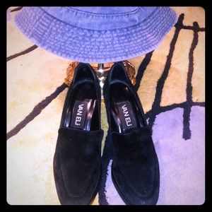 VANELi wedges - black suede - GWP/FREE 90s gifts!